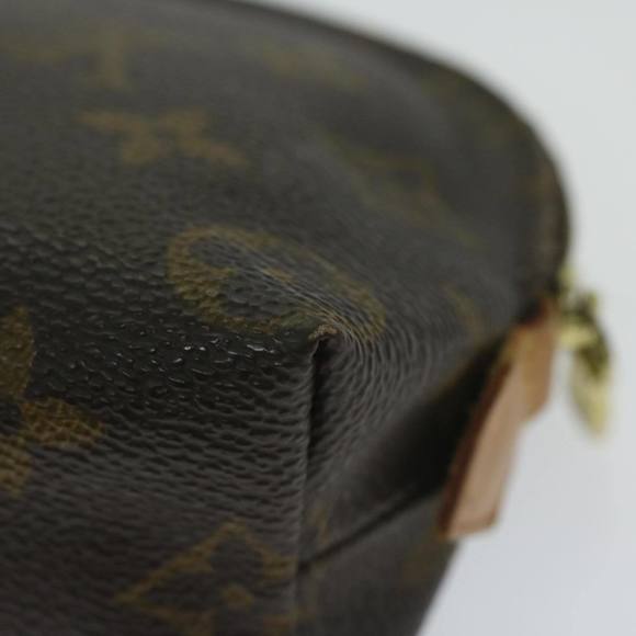 LOUIS VUITTON Monogram Pochette Cosmetic PM Cosmetic Pouch M47515 LV Auth 63417 - Picture 15 of 16